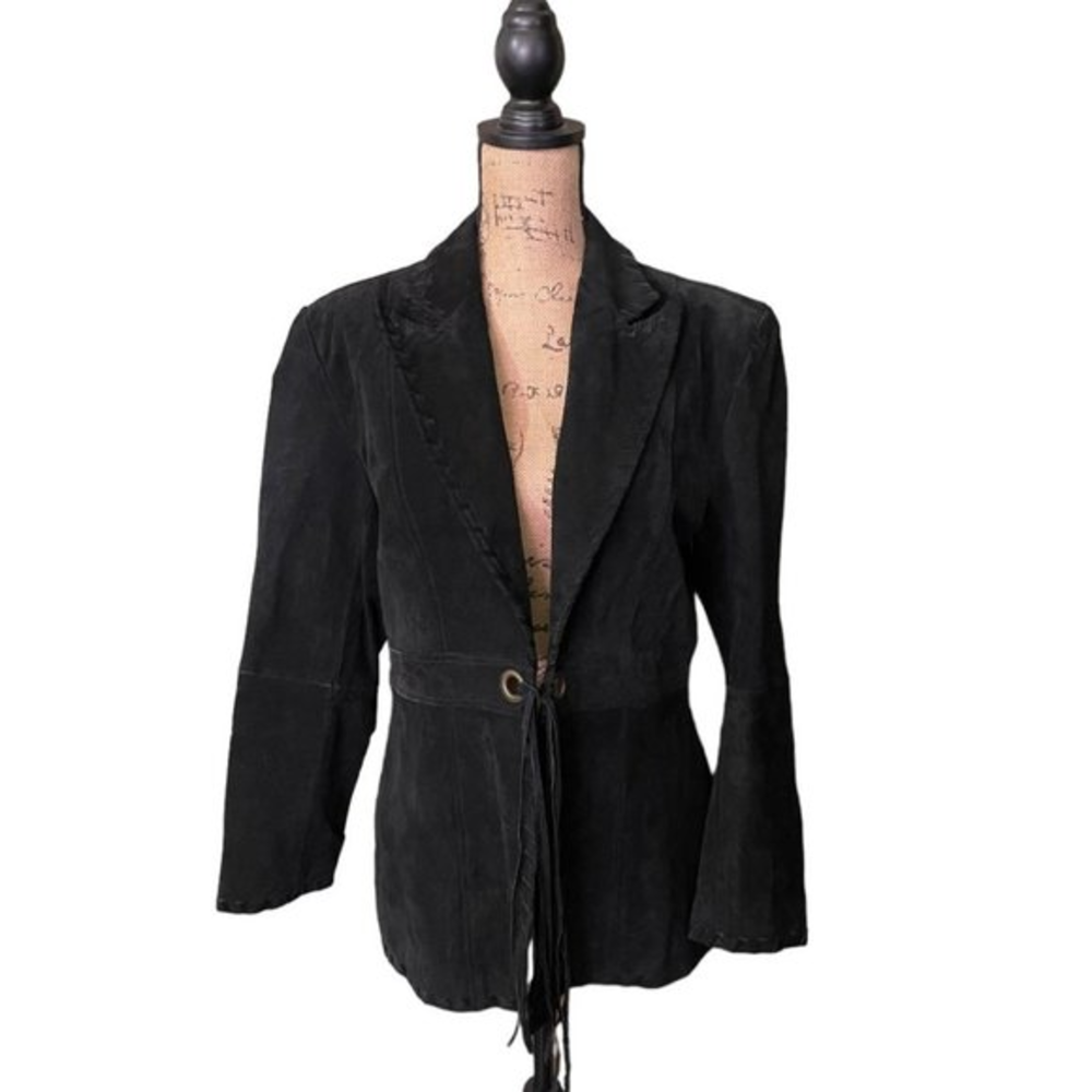 Jennyfer J Leather Western Jacket‎